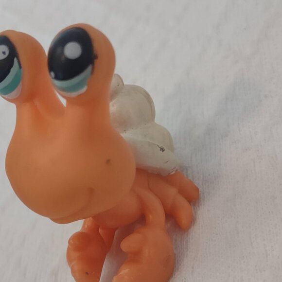 Vintage Littlest Pet Shop #188 Orange Crab G2 Cream Shell - Picture 9 of 14